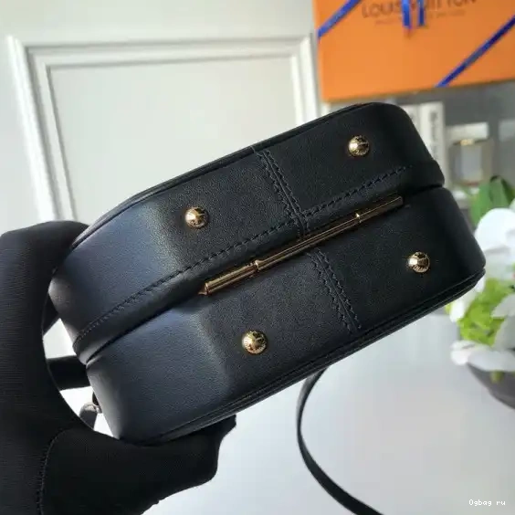 With Vuitton BOITE PETITE Leather CHAPEAU Alligator Louis 0425